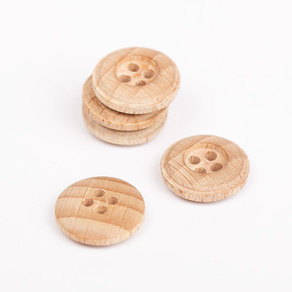 bouton bois de hetre 15mm