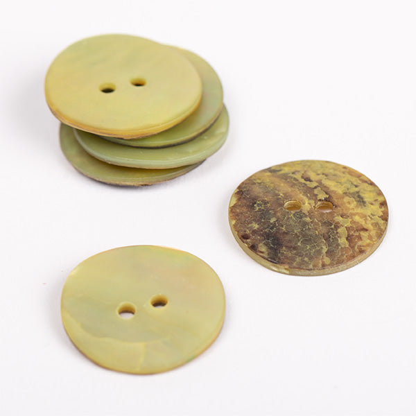 bouton nacre vert 20mm