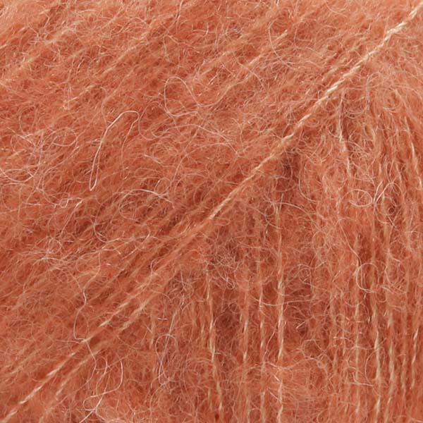 drops bruhed alpaca silk rouille pale