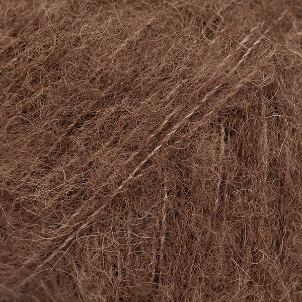 drops bruhed alpaca silk chocolat