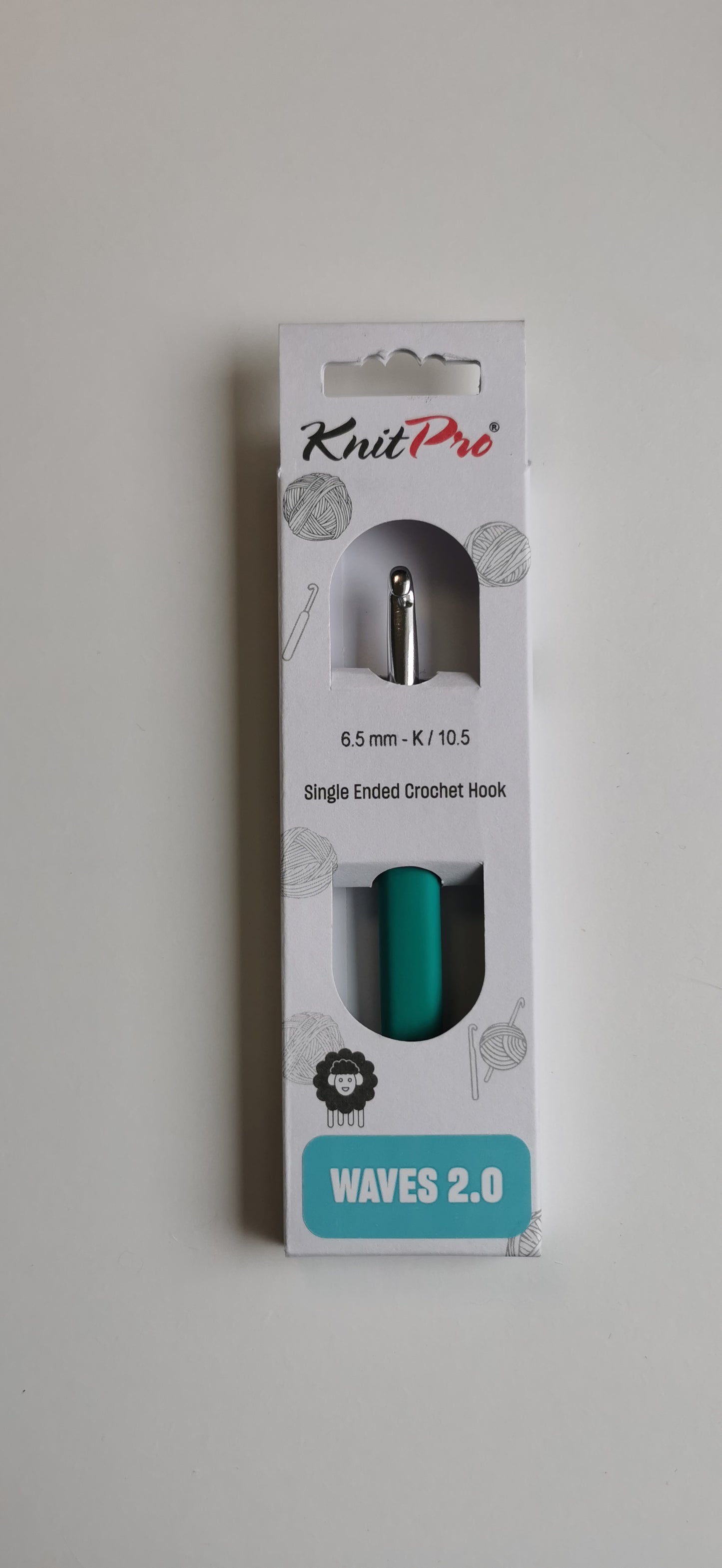 knnit pro crochet wave 2.0 6.5mm