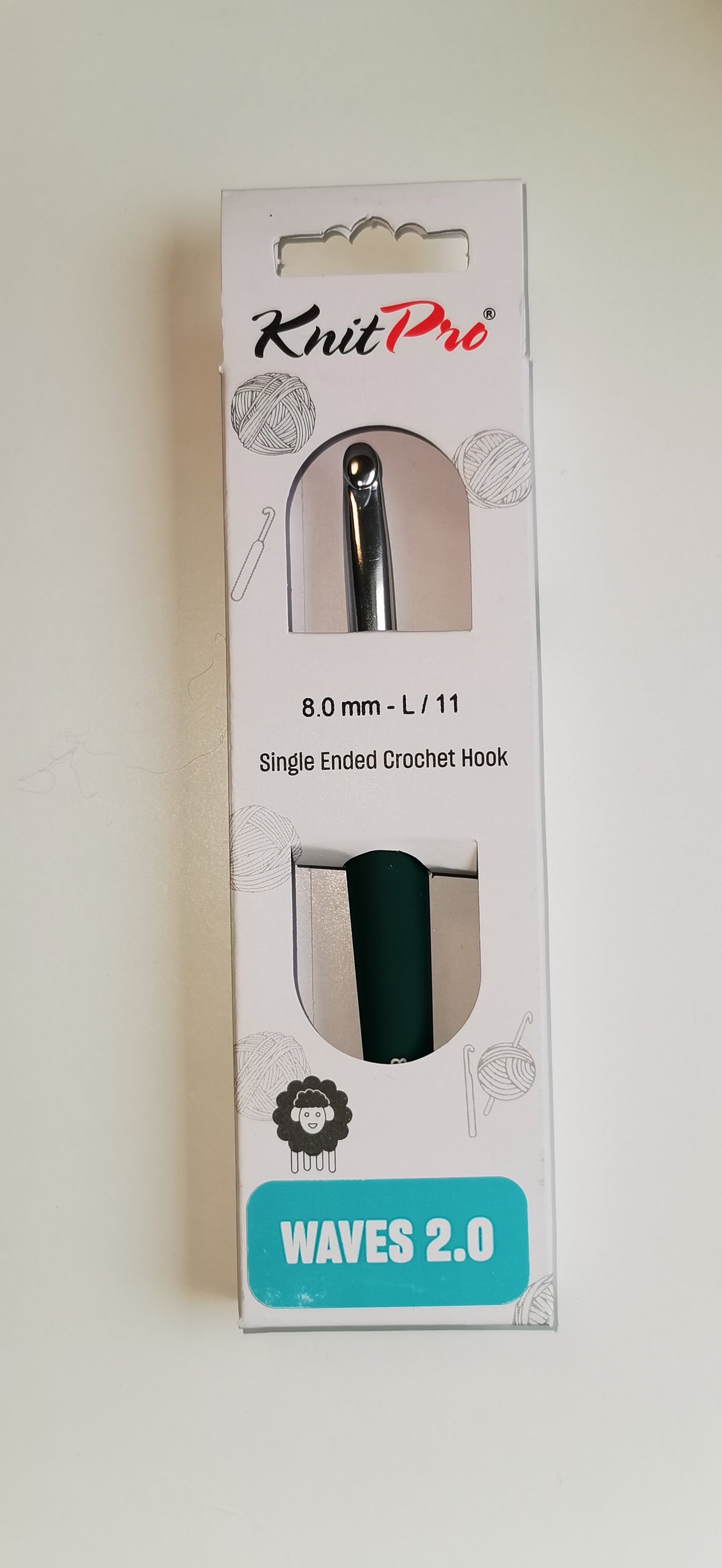 knnit pro crochet wave 2.0 8mm