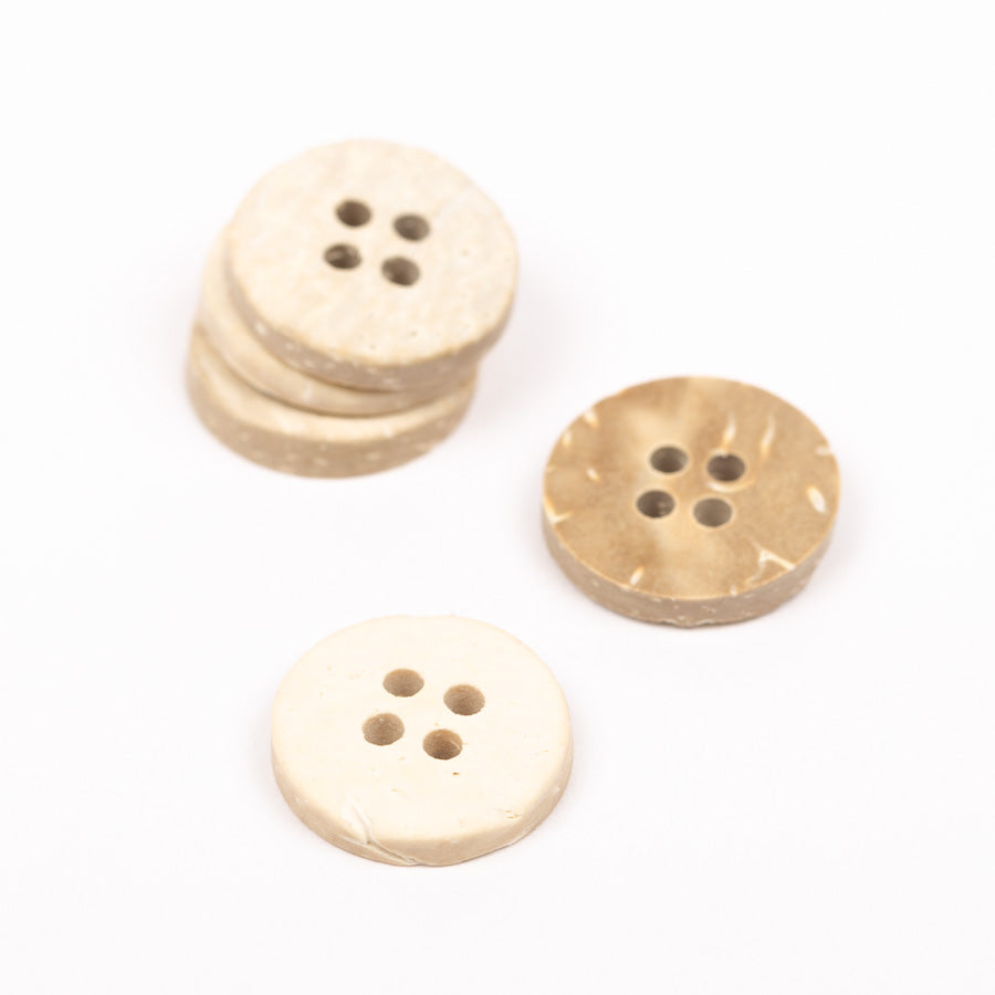 bouton coco blanchi 15mm