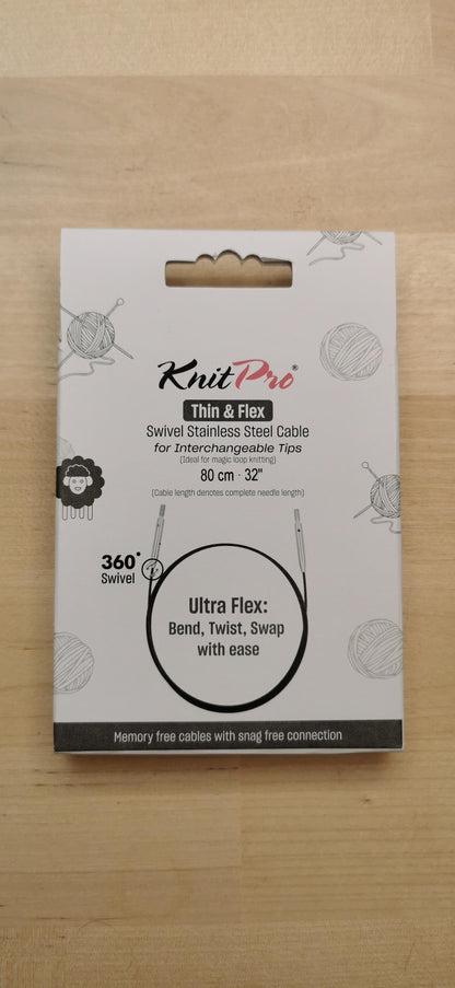 KP10594 knit pro thin and flex 80cm