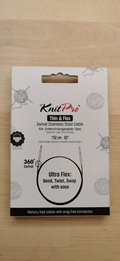 KP10597 knit pro thin and flex 150cm