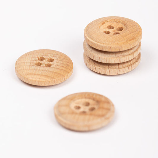 bouton bois de hetre 20mm