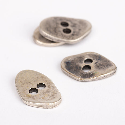 bouton asymetrique zinc 20mm