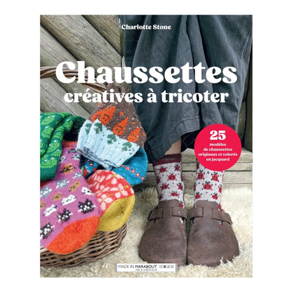 CHAUSSETTES CREATIVES A TRICOTER - 25 MODELES COLORES