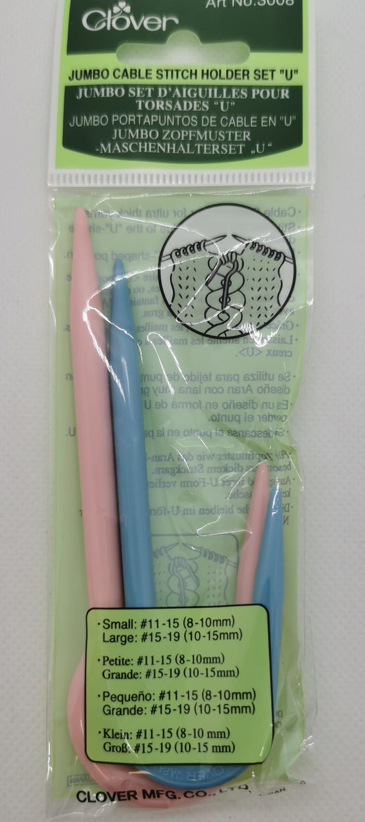 Set d'aiguilles pour torsades "U" - Jumbo