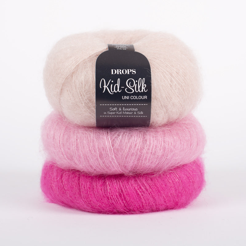 drops kid silk rose
