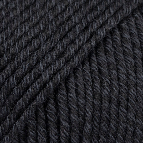 drops cotton merino noir