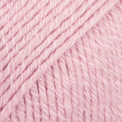 drops cotton merino rose poudre