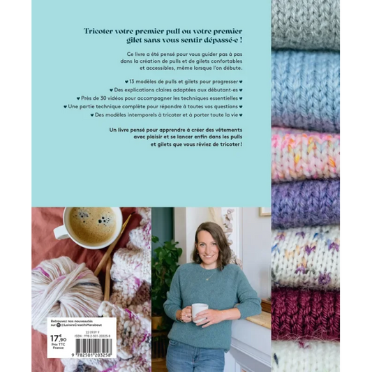 JE TRICOTE DES PULLS & DES GILETS