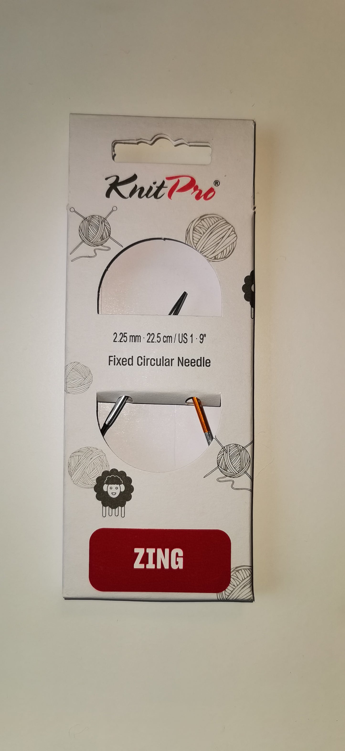 knit pro aiguille circulaire 22.5cm 2.25mm