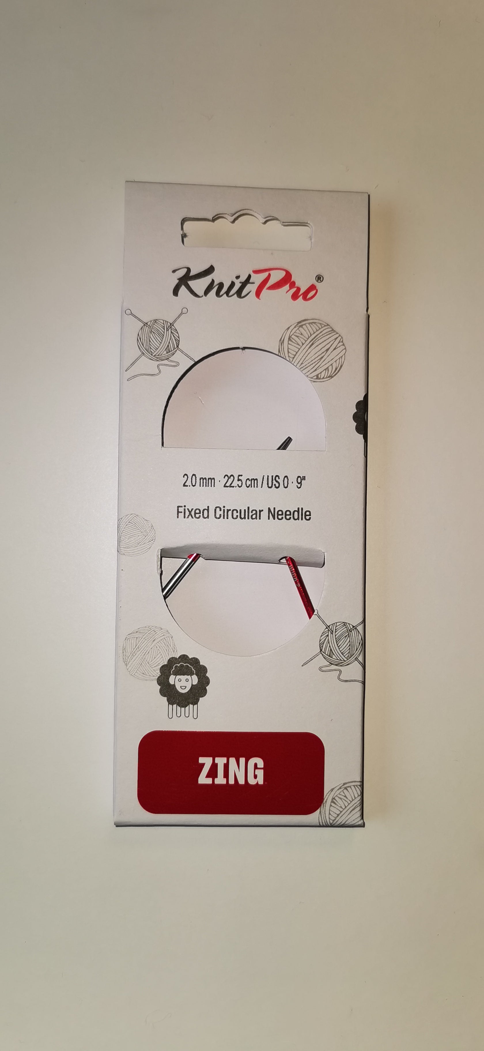 knit pro aiguille circulaire 22.5cm 2mm