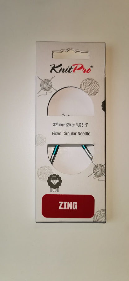 knit pro aiguille circulaire 22.5cm 3.25mm