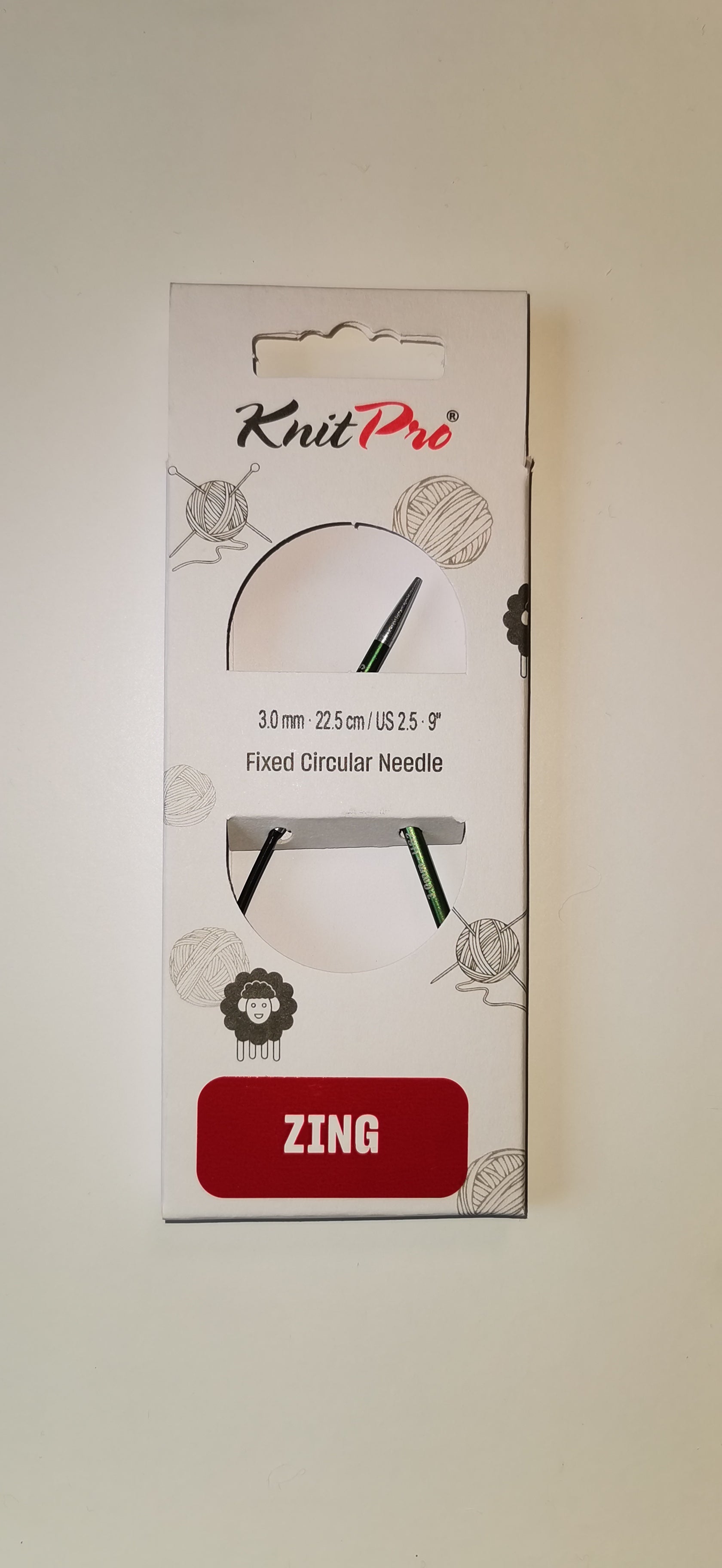 knit pro aiguille circulaire 22.5cm 3mm