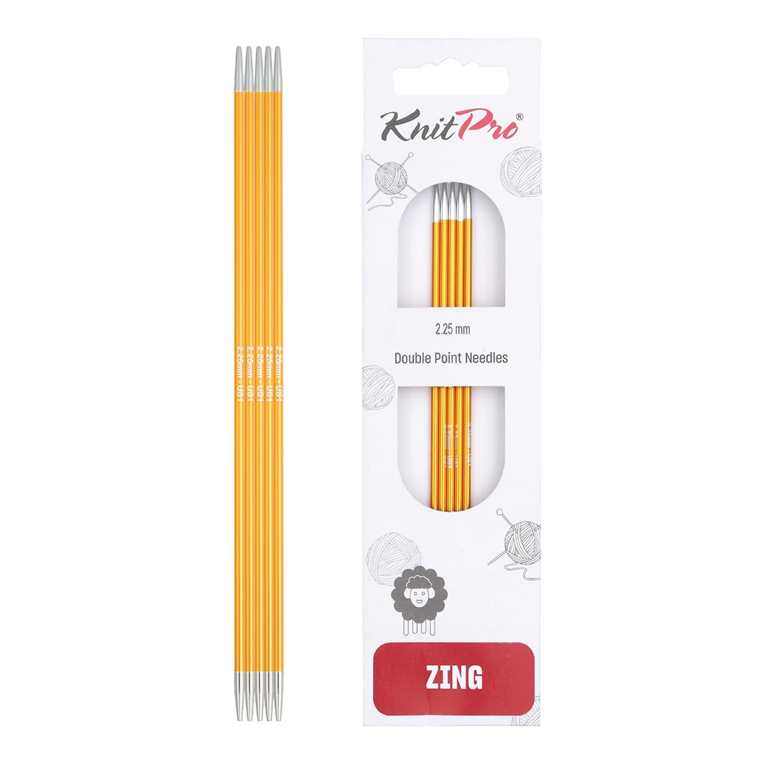 knit pro double pointe 2.25mm