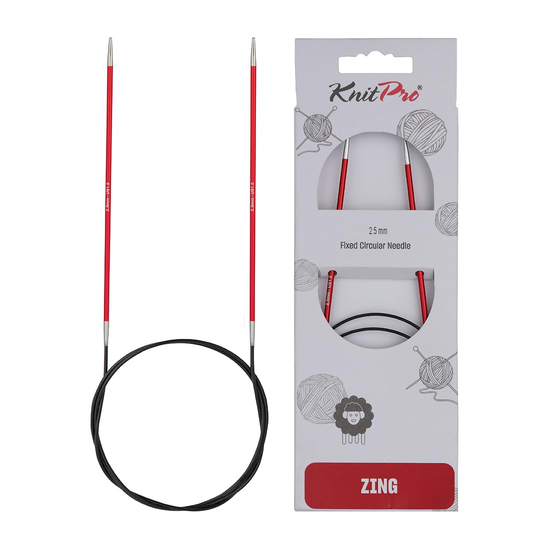 Knit pro aiguille circulaire fixe 2.5mm