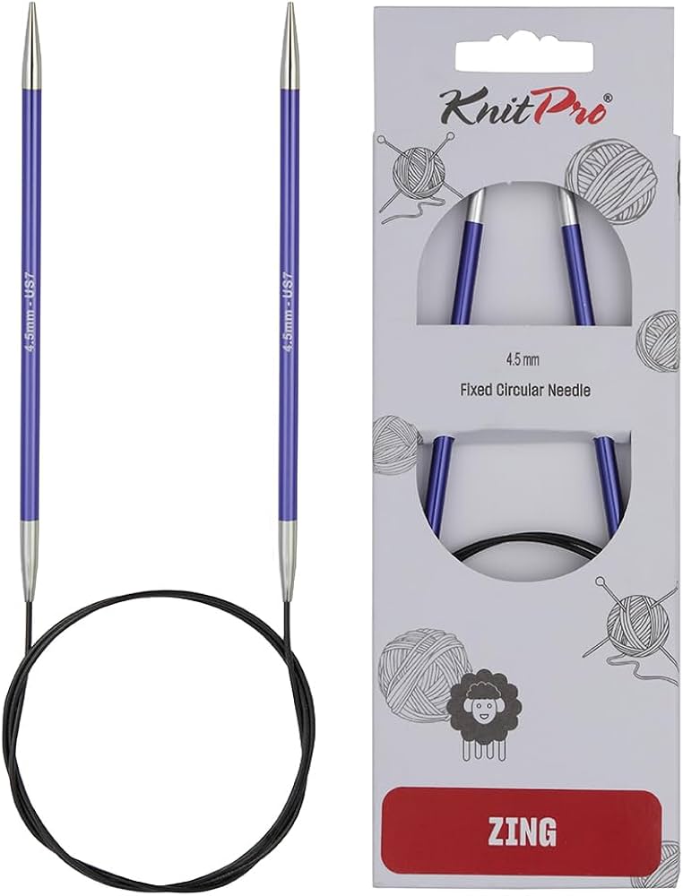 Knit pro aiguille circulaire fixe 4.5mm
