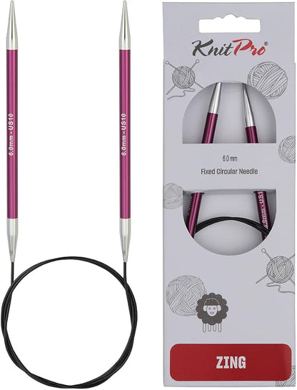 Knit pro aiguille circulaire fixe 6mm