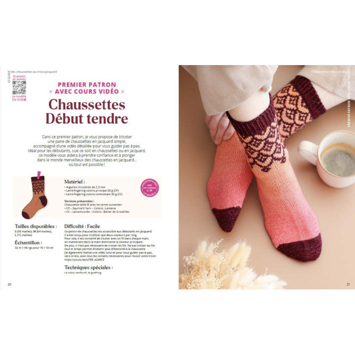 LE GUIDE DES CHAUSSETTES AU TRICOT JACQUARD
