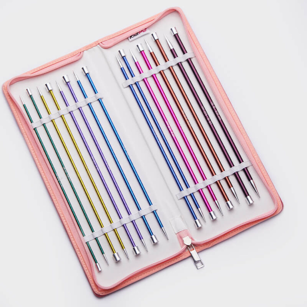 set d'aiguilles droites knit pro